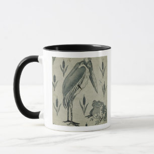Caneca Um pelicano e um sapo na conversação (w/c no