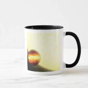 Caneca Um planeta gás-gigante que orbita muito perto