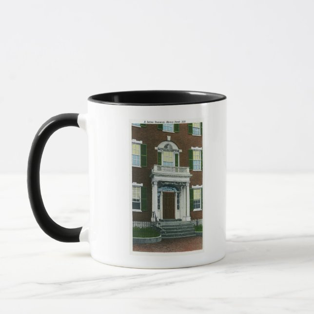 Caneca Um Porco Shreve, Vista de Salem Doorway (Esquerda)