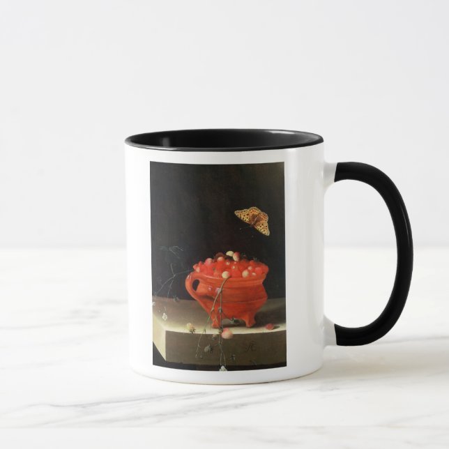 Caneca Um pote dos morangos silvestres (Direita)