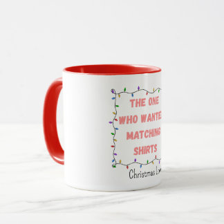 Caneca Um Que Queria Camisas Iguais Grupo de Natal