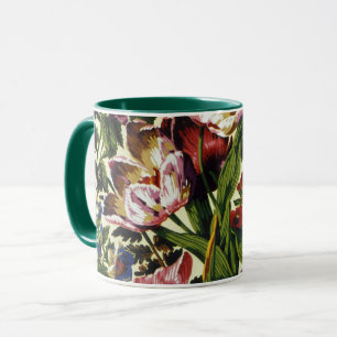Caneca Um Tecido de Philip Jacobs encantador, Tulip Chint