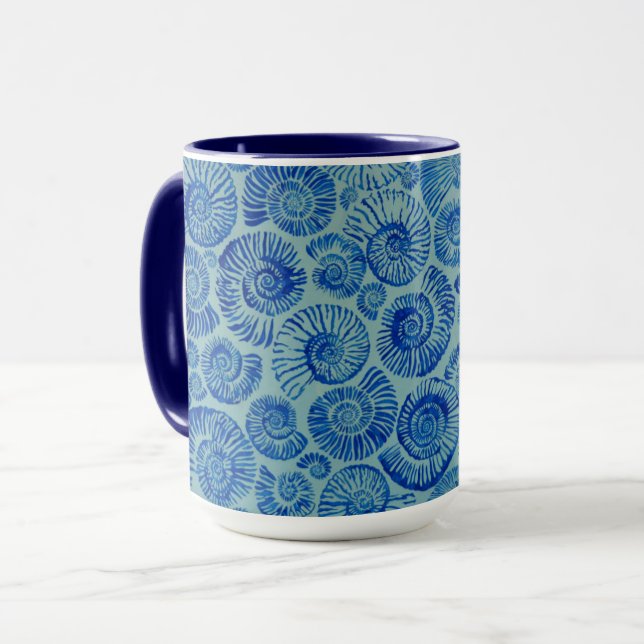 Caneca Um Tecido Felipe Jacobs Ammonite Mug (Frente Esquerda)