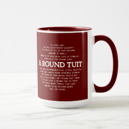 Caneca Um Tuit redondo