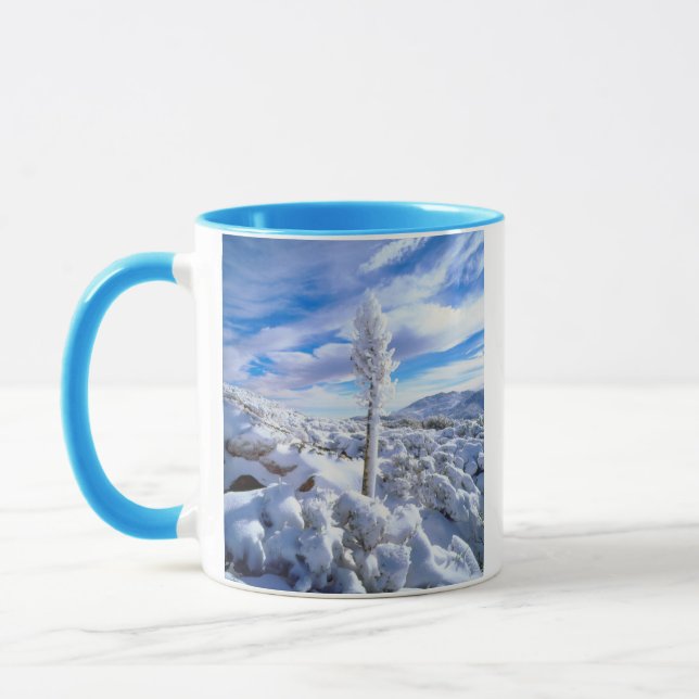 Caneca Um yucca coberto de neve (Esquerda)