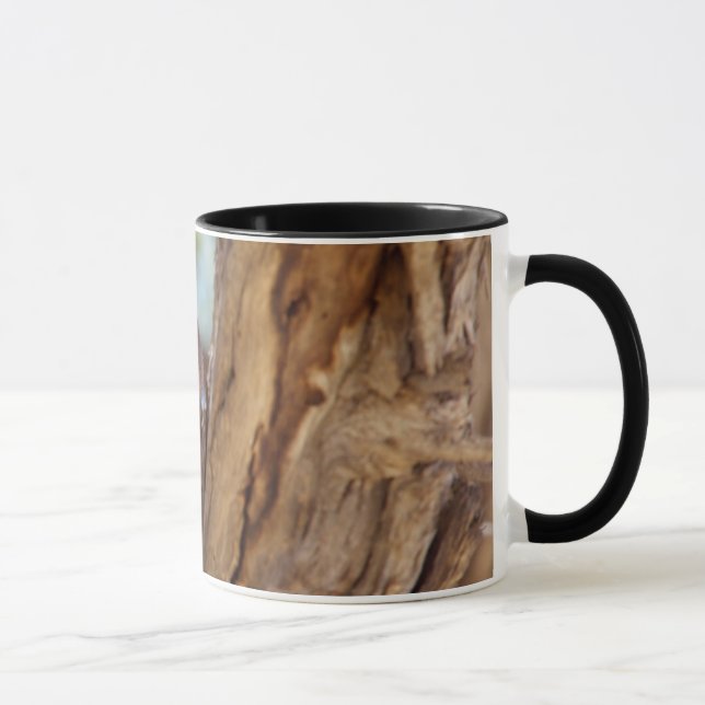 Caneca Uma águia-Cobra de peito branco (Direita)