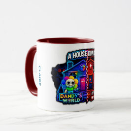 Caneca Uma Casa Dividida - Roblox Dndys Wrld vs Hospital 