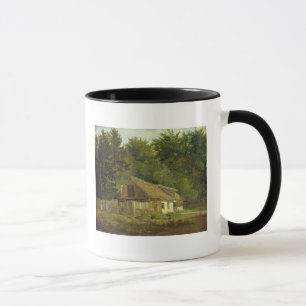Caneca Uma casa na floresta de Frederiksdal próximo