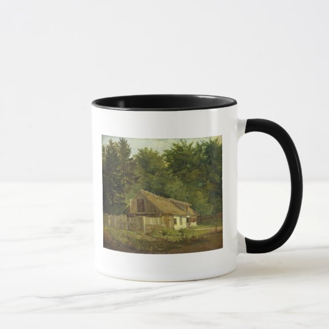 Caneca Uma casa na floresta de Frederiksdal próximo (Direita)