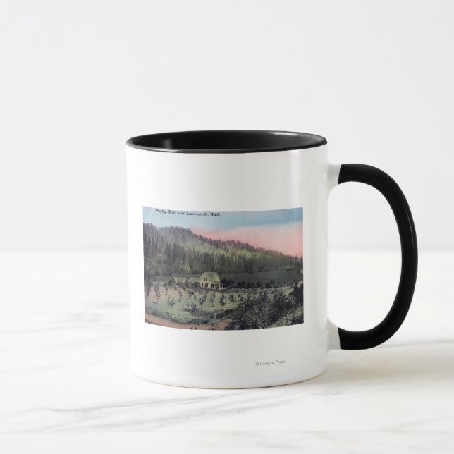 Caneca Uma Cena de Residência do País (Direita)