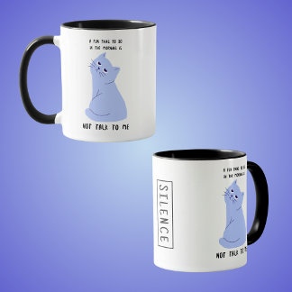 Caneca Uma Coisa Divertida A Fazer Pela Manhã Não É Falar