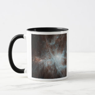 Caneca Uma colônia de estrelas novas quentes na nebulosa
