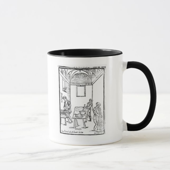 Caneca Uma cozinha medieval (Direita)