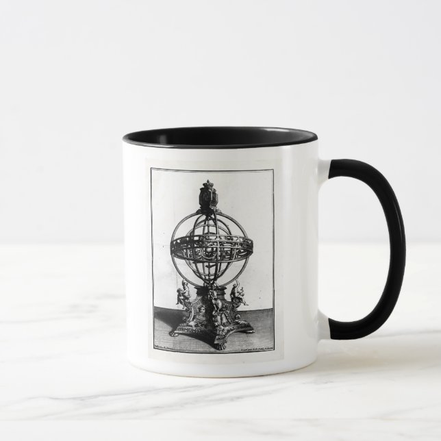 Caneca Uma esfera Armillary do sistema Copernican (Direita)
