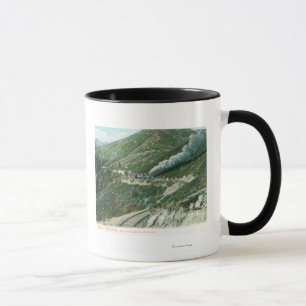 Caneca Uma estrada de ferro cénico ViewMt. Tamalpais, CA