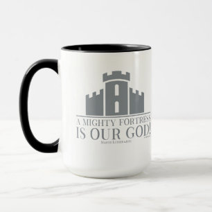 Caneca Uma Forte Fortaleza é o Nosso Deus