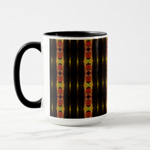Caneca Uma lata de café projetada de Elegante com Dourado