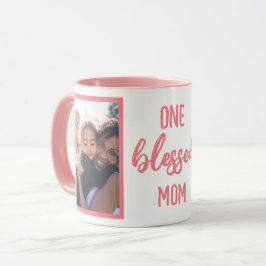 Caneca Uma Mãe Abençoada | Foto Personalizada do Dia das 