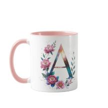 Uma Mug de Café - Design Floral para Presença