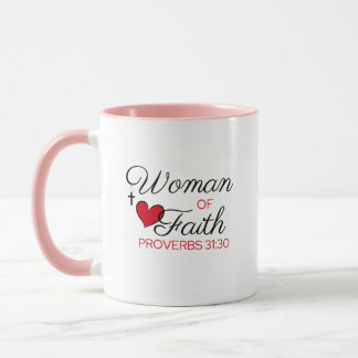 Caneca Uma Mulher de Fé