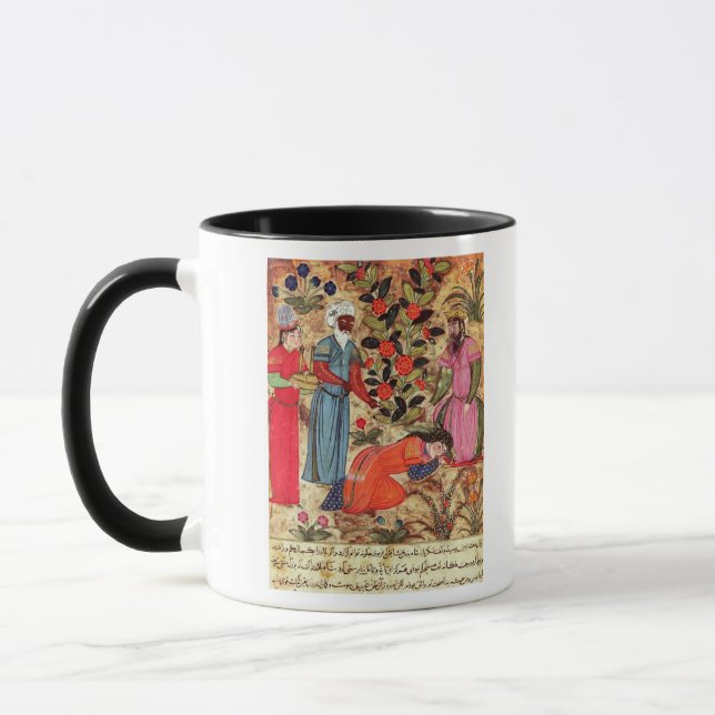 Caneca Uma mulher que Beseeching a sultão (Esquerda)