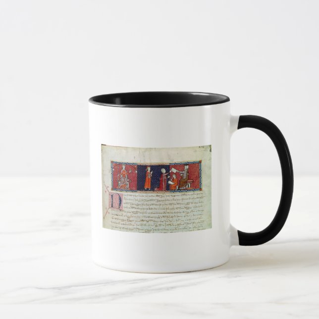 Caneca Uma mulher que toma um juramento antes (Direita)