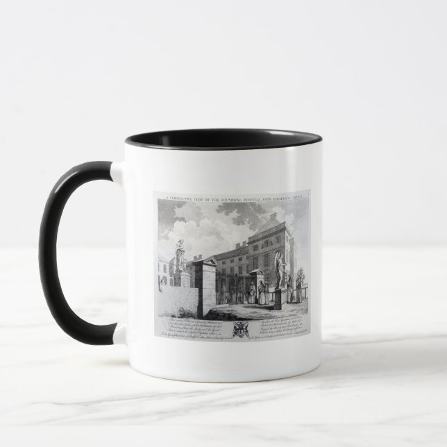 Caneca Uma opinião de perspectiva do hospital de (Esquerda)