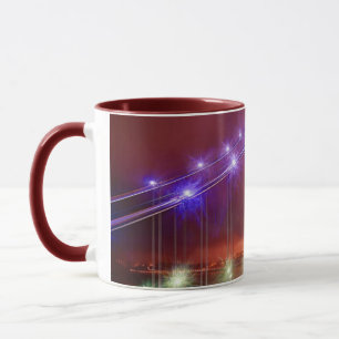 Caneca Uma opinião ventosa e chuvosa da noite do forte