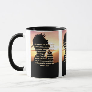 Caneca Uma Oração De Proteção Contra Mau De Mug De Dois T