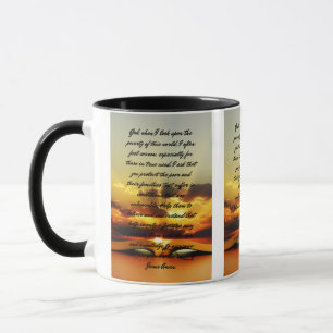 Caneca Uma Oração Diária Pela Pobreza De Duas Toneladas