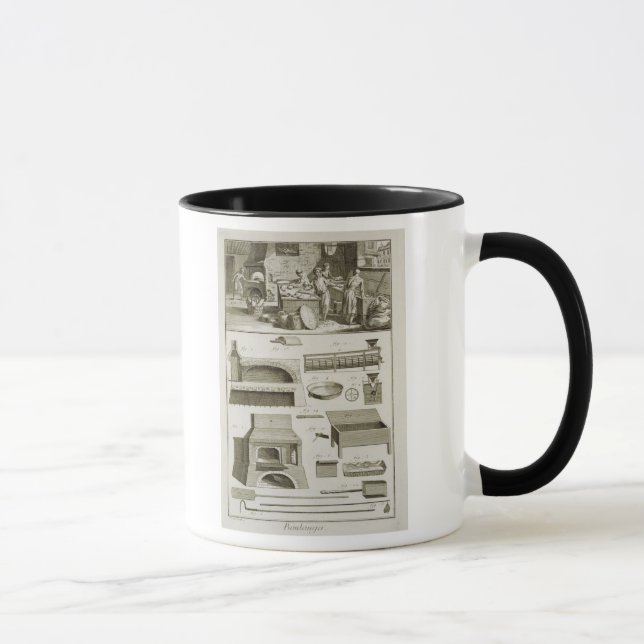Caneca Uma padaria e um equipamento do cozimento, 'do (Direita)