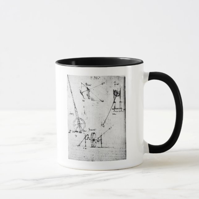 Caneca Uma página do códice Forster, 1480s-1494 (Direita)