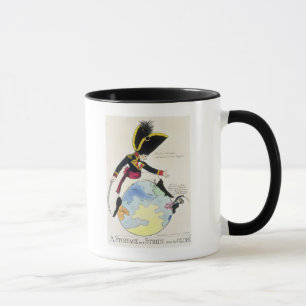 Caneca Uma parada a um passo sobre o globo, 1803