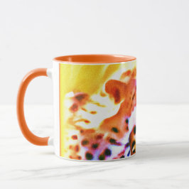 Caneca Uma poderosa Pintura De Animais Cheetah. Compre ag