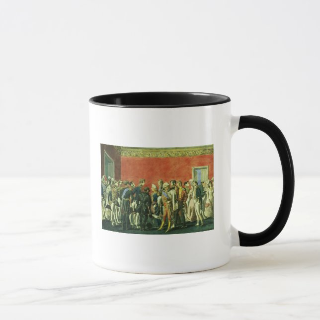 Caneca Uma recepção na embaixada de Teheran, 1830s (Direita)