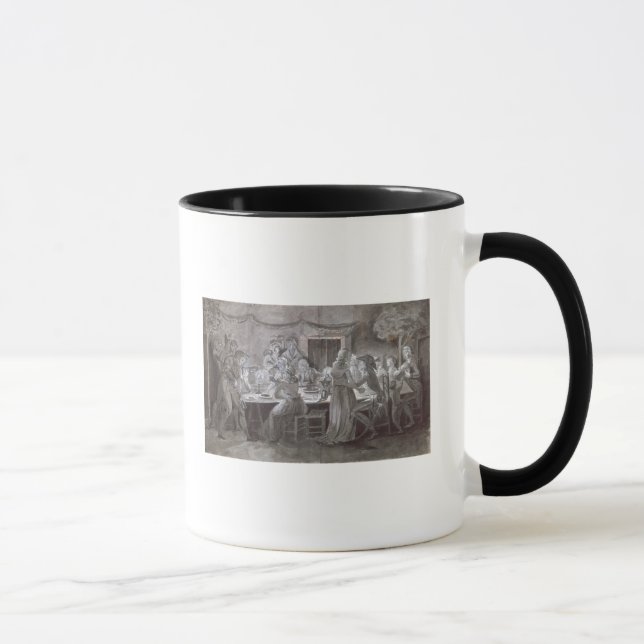 Caneca Uma refeição do casamento da noite (Direita)