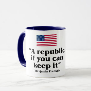 CANECA UMA REPÚBLICA SE VOCÊ PODE MANTER A CONSTITUIÇ