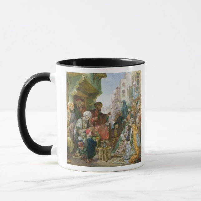 Caneca Uma rua no Cairo (w/c no papel) (Esquerda)