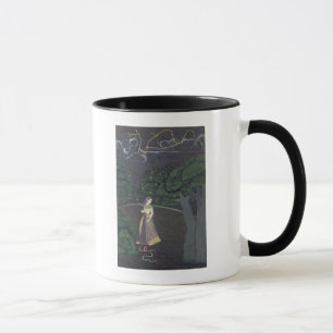 Caneca Uma senhora em sua maneira a uma escapadela,