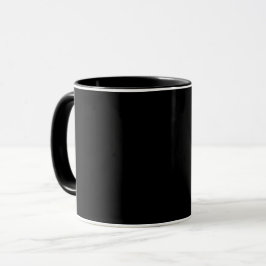 Caneca Uma superfície preta texturizada com padrão de grã