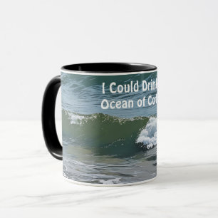 Caneca Uma Taça De Café De Arte Oceânica