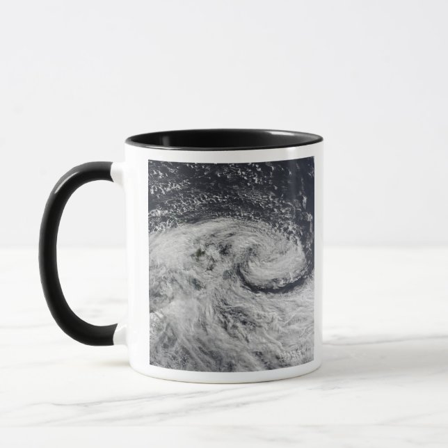 Caneca Uma tempestade sobre a Nova Zelândia (Esquerda)