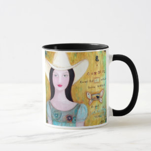 Caneca Uma vaqueira sabe… que a vida não é sobre
