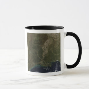 Caneca Uma visão sem nuvens do sul dos Estados Unidos