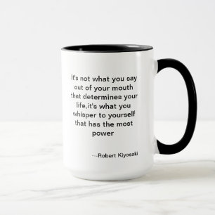 Caneca Umas grandes citações do pai rico