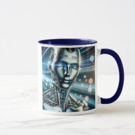 Caneca Un androïde d’un futur lointain l’éveil de l'ia.