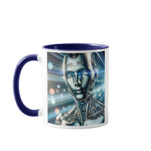 Un androïde d’un futur lointain l’éveil de l'ia.