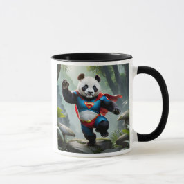 Caneca Un panda super héros.