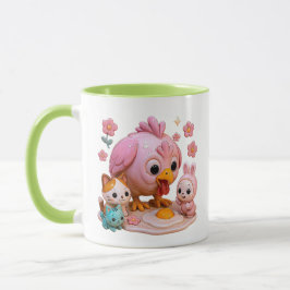 Caneca Une poule casse son oeuf
