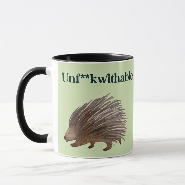 Caneca Unf**kwitable Porcupine (Esquerda)